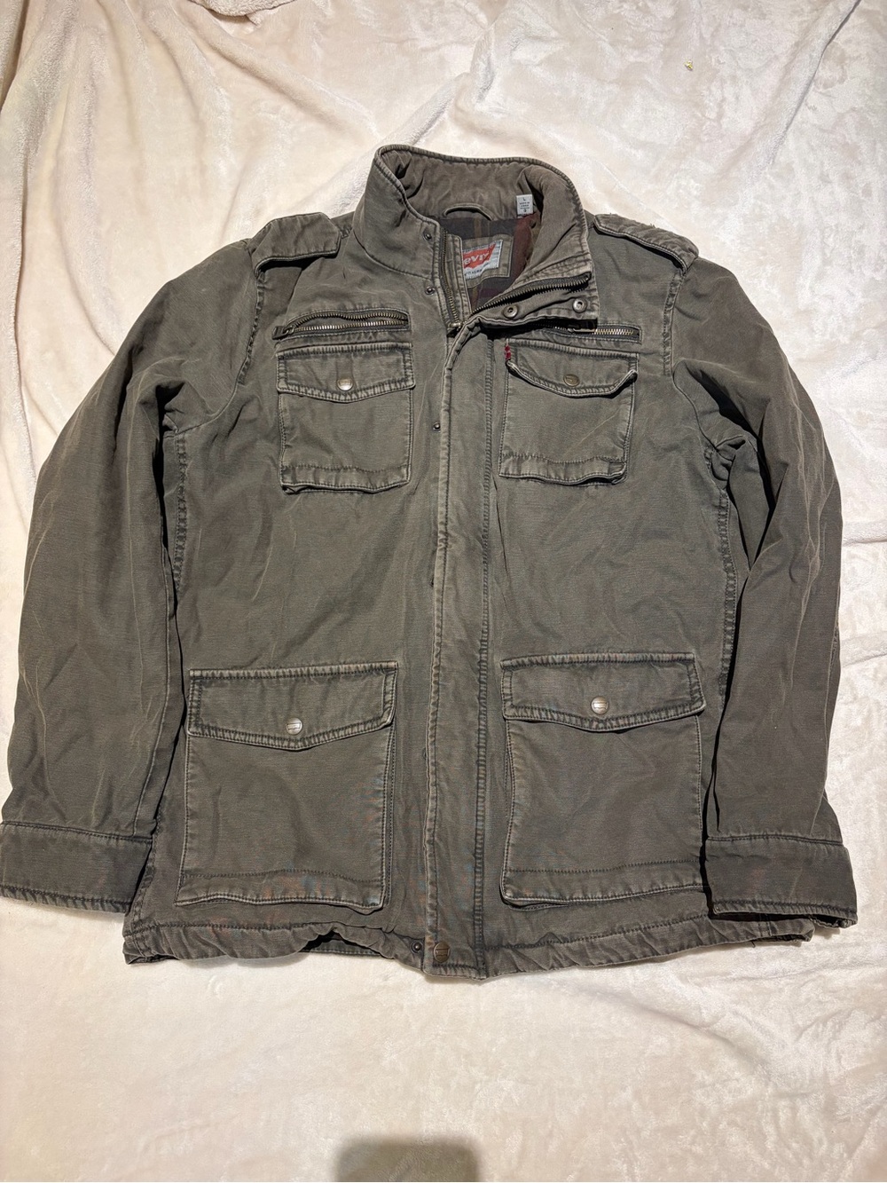 Levi's Olive Green Military Field Jacket